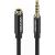 TRRS 3.5mm Male to 3.5mm Female Audio Extender 1,5m Vention BHCBG Black