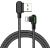 Angle USB Lightning Cable Mcdodo CA-4671 LED, 1.2m (Black)