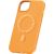 Magnetic Phone Case for iPhone 15 Pro Baseus Fauxther Series (Orange)