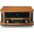 Retro music center with vinyl record and cassette player Lenco TCD2551WD