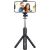 KAKUSIGA KSC-1143 bluetooth selfiju stick | statīvs ar tālvadības pulti (melns)
