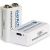 Rechargeable battery  everActive 6F22/9V Li-ion 550 mAh with USB TYPE C