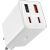 Baseus GAN6 Pro Fast Charger, 2xUSB-C + 2xUSB, 65W (white)