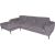 Corner sofa KRISTY LC grey