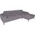 Corner sofa KRISTY RC grey