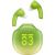 Earphones TWS Acefast T9, Bluetooth 5.3, IPX4 (avocado green)