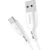 USB to USB-C cable Vipfan Racing X05, 3A, 3m (white)