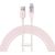 Quick Charge USB-C Baseus Flash, 6A,1m (Pink)