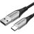USB 2.0 A to USB-C 3A cable 0.5m Vention CODHD gray
