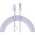 Quick Charge USB-C Baseus  6A, 2m (purple)