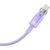 Quick Charge USB-C Baseus  6A, 2m (purple)