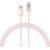 Quick Charge USB-C Baseus  6A, 1m (Pink)
