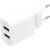 Wall charger XO L109  2x USB-A, cable USB Type-C,  2.4A (white)