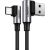 Ugreen USB - USB Typ C угловой кабель Quick Charge 3.0 QC3.0 3 A 2 м серый (US176 20857)