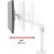 Ergotron NX monitor arm, monitor holder (white)