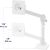 Ergotron NX monitor arm, monitor holder (white)