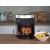 Unold hot air fryer glass 58695 (stainless steel (brushed)/black, 1,200 watts)