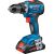 Bosch combination set GSR 18V-55 + GDX 18V-200 + GBH 18V-22, tool set (blue, 3x battery ProCORE18V 4.0Ah, tool bag)