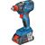 Bosch combination set GSR 18V-55 + GDX 18V-200 + GBH 18V-22, tool set (blue, 3x battery ProCORE18V 4.0Ah, tool bag)