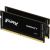Kingston DDR5 - 32GB - 6400 - CL - 38 (2x 16 GB) dual kit, RAM (black, KF564S38IBK2-32, Impact, INTEL XMP)