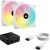 Corsair iCUE LINK QX140 RGB 140mm PWM Fan Case Fan (White, Starter Kit) Korpusu dzesēšana