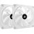 Corsair iCUE LINK QX140 RGB 140mm PWM Fan Case Fan (White, Starter Kit)