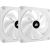 Corsair iCUE LINK QX140 RGB 140mm PWM Fan Case Fan (White, Starter Kit) Korpusu dzesēšana