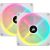 Corsair iCUE LINK QX140 RGB 140mm PWM Fan Case Fan (White, Starter Kit) Korpusu dzesēšana