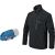 Bosch Heat+Jacket GHJ 12+18V kit size 3XL, work clothing (black, incl. charging adapter GAA 12V-21, 1x 12-volt battery)