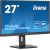 IIYAMA PROLITE XUB2792QSC-B5, LED monitor (68.5 cm (27 inches), black, QHD, USB-C, 75 Hz)