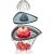 GEFU FRUTI POMEGRANATE SEED AND JUICE SQUEEZER G-14480