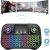 Fusion Rainbow kompakta bezvadu tastatūra ar skārienpaliktni un krāsainu apgaismojumu Android | iOS | TV | PC