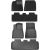 6-Piece Floor Mat for Tesla Baseus T-Space Series (black)
