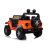 Lean Cars Jeep Rubicon 4x4 bērnu vienvietīgs elektromobilis, oranžs