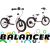 Līdzsvara velosipēds BALANCER, balts