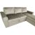 Corner sofa bed INGMAR beige velvet