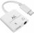 Adapteris USB Maclean USB type-C 3,5 mm jack PD MCTV-848