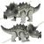 RoGer RC Triceratops interaktīvais dinozaurs Rotaļlieta