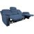 Recliner sofa MIMI 3-seater, electric, blue