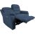 Recliner sofa MIMI 2-seater, electric, blue