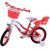 Volare Двухколесный велосипед 14 дюймов Lovely (ручной и ножной тормоза, 85% собран) (3,5-5 года) VOL1492
