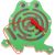 RoGer Шариковый магнитный лабиринт c LED Лягушка Зеленая