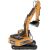 H-Toys Excavator Construction Ekskavators Bērnu 1:50 Dzeltens