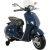 Lean Cars Blue Electric Scooter Vespa GTS 300