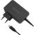 Qoltec 52387 GaN POWER PRO charger | 1xUSB-C | 90W | 5-20V | 3-4.5A | Black