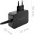 Qoltec 52385 GaN POWER PRO charger | 1xUSB-C | 45W | 5-20V | 2.25-3A | Black