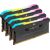Corsair DDR4 - 32 GB -3600 - CL - 18 - Quad-Kit, RAM (black, CMH32GX4M4D3600C18, Vengeance RGB PRO SL)