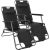 Regulējams dārza krēsls Springos GC0060 melns