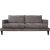 Sofa LINELL 3-seater, brown