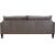 Sofa LINELL 3-seater, brown